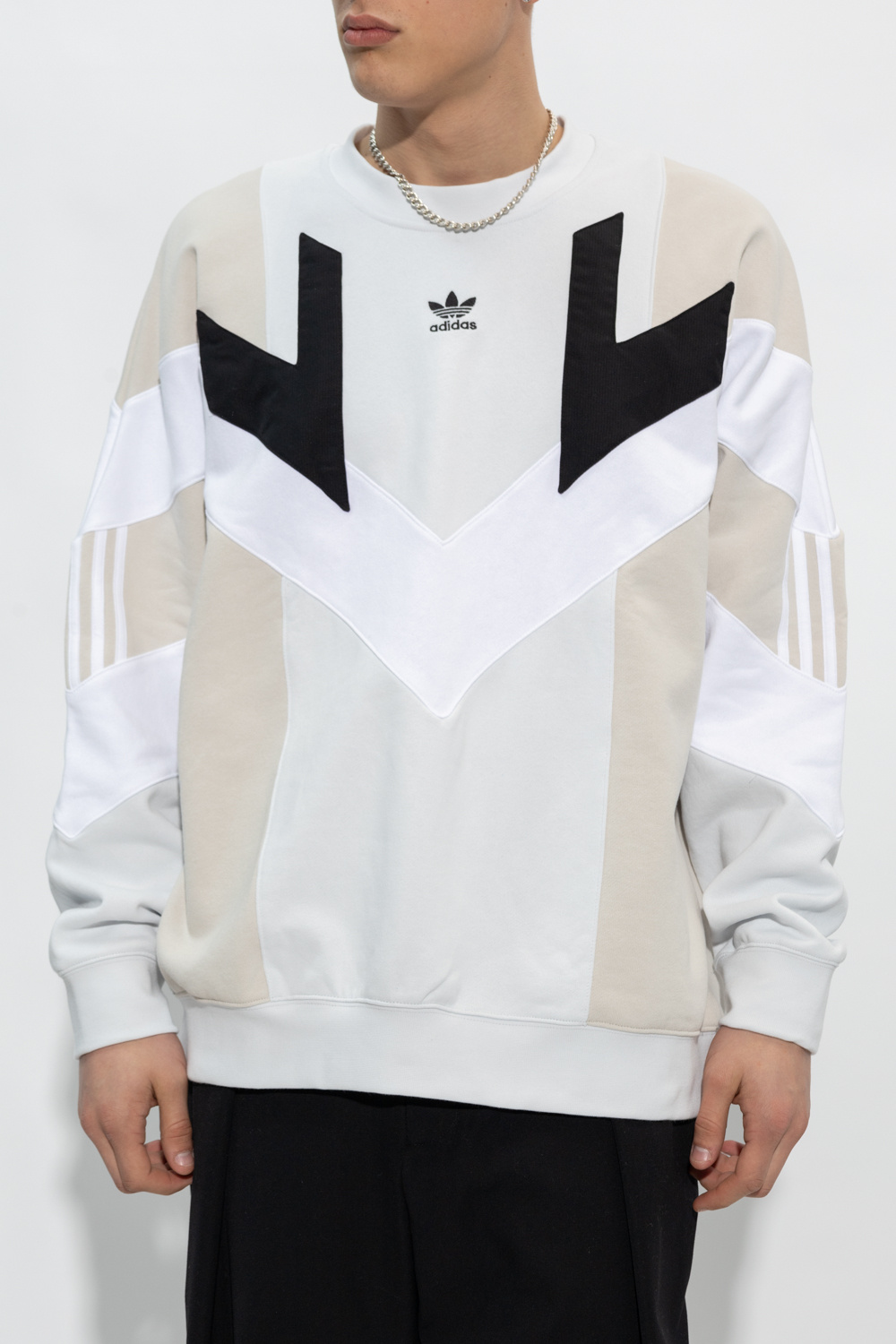 Beige Sweatshirt with logo ADIDAS Originals Wo du den adidas Falcon Grey Pink kaufen kannst RallystoryShops Canada